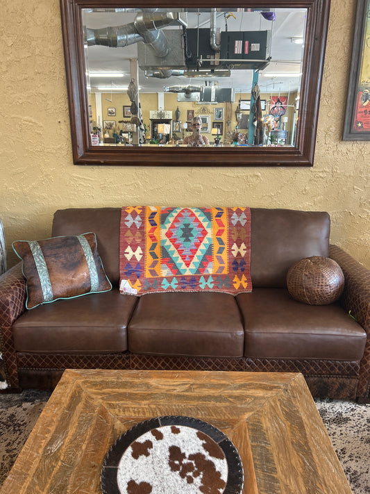Viena Leather 3-seat Sofa