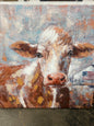 RA Cow w/ Flag Barn RA0410