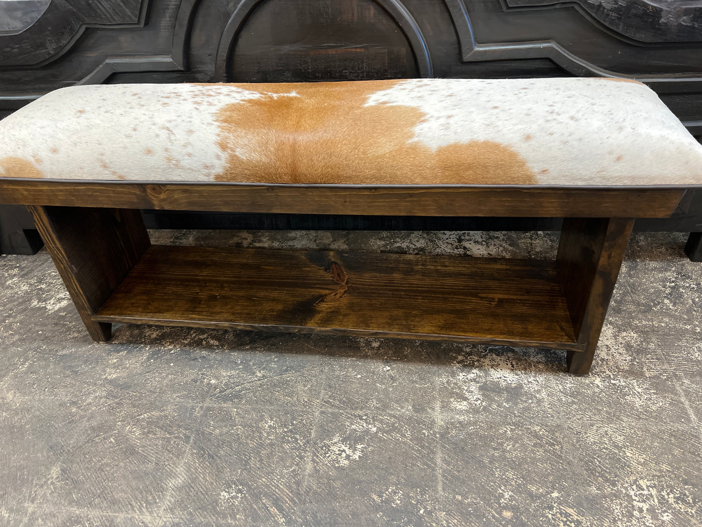 SC 4ft Cowhide Bench