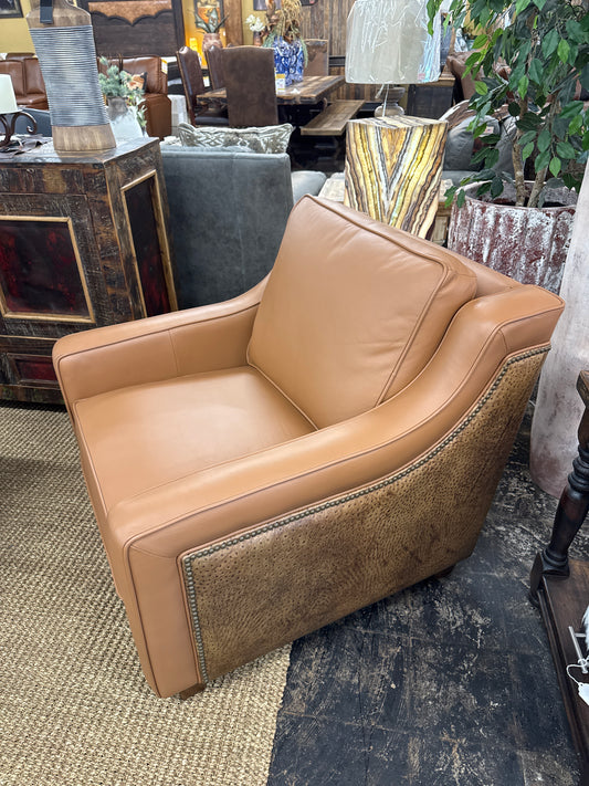 Omnia Leather sofa and chair