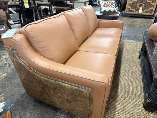 Omnia Leather sofa and chair