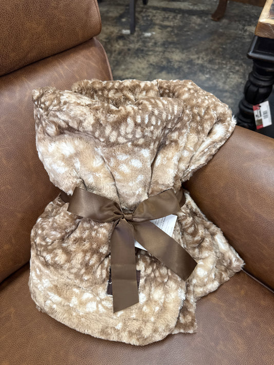 KE Fawn Mocha Throw