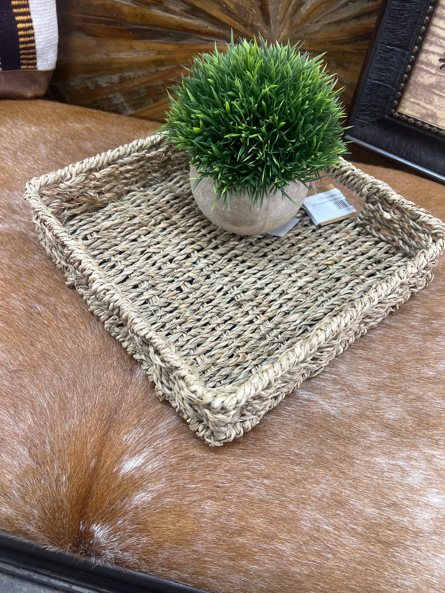 CD Square Seagrass Tray