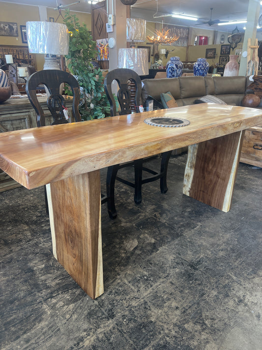 F6 Parota sofa or dinner table 7ft 8*26*3 ft2