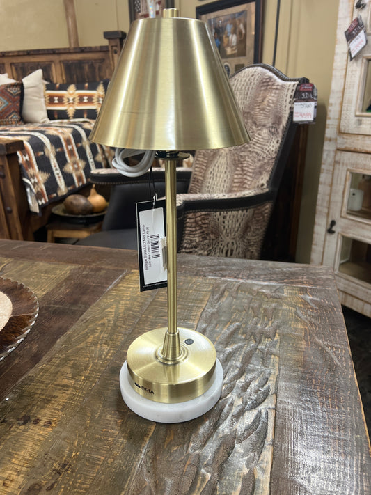 Antique Brass LED Mini Lamp