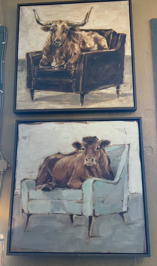 PK W6993636Lg.Cow on the Chair turquoise