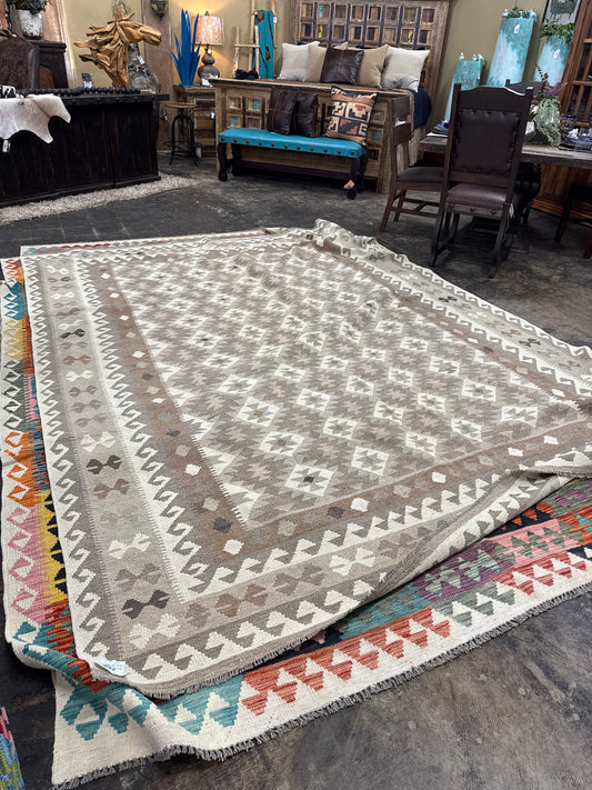 Kilim Rug 11*8.5 “Brown