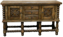 F3 MILLY CONSOLE OLD WOOD