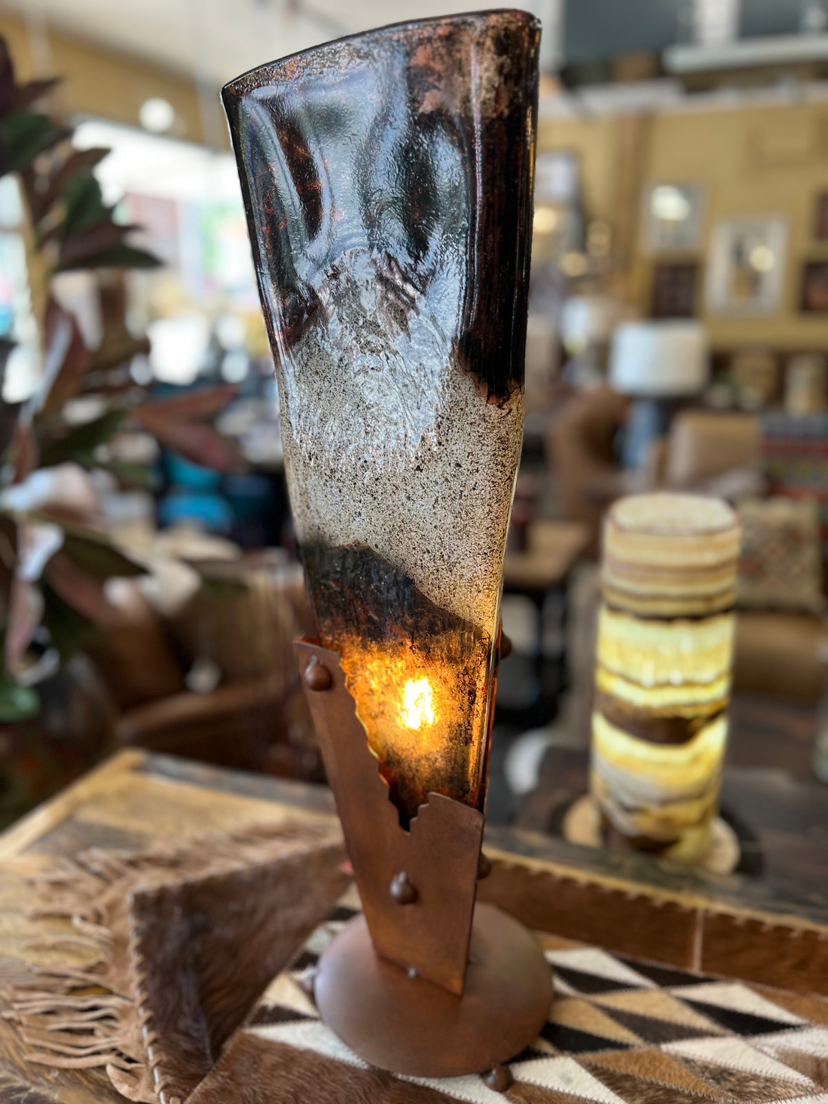 Hand Blown Lamp